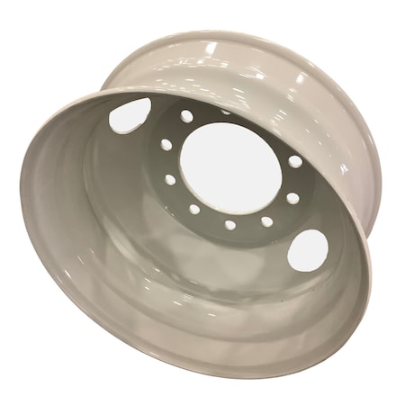 Accuride Wheel, Steel, Xserv, 22.5 X 8.25, Powder Coat White 50408PKWHT21